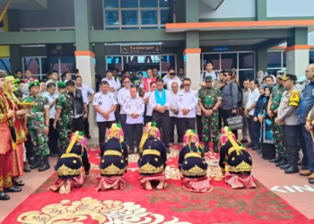 Al Haris Sambut Kunker Mentan RI Andi Amran Sulaiman di Kerinci