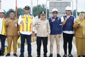 Al Haris Tinjau Progres Pembangunan Jalan Tol Trans Sumatera