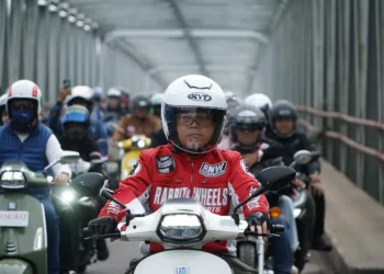 Al Haris Riding Bersama Forkopimda Jambi Dalam Rangka Semarak Sunmori Merdeka