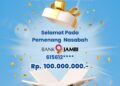 Nasabah Bank Jambi Raih Hadiah Rp 100 Juta dalam Undian Tabungan Simpeda Periode Pertama