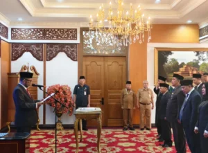 Sekda Sudirman Lantik Pejabat Administrator, Pengawas, dan Fungsional di Lingkup Pemerintah Provinsi Jambi