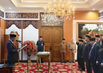Sekda Sudirman Lantik Pejabat Administrator, Pengawas, dan Fungsional di Lingkup Pemerintah Provinsi Jambi