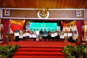 Buka Resmi Rakorda BAZNAS Jambi Tahun 2025, Wagub Abdullah Sani Tekankan Perkuat Sinergi Pemerintah dan BAZNAS dalam Pengentasan Kemiskinan