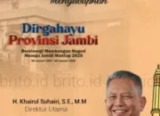 Bank Jambi Ucapkan Selamat HUT ke-69 Provinsi Jambi, Tegaskan Komitmen Bersinergi Menuju Jambi Mantap 2029