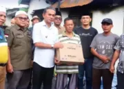 Wabup Junaidi Mahir Salurkan Bantuan Darurat untuk Korban Kebakaran di Simpang Limo