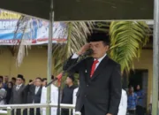 Gubernur Al Haris Pimpin Upacara Peringatan Hari Otonomi Daerah XXX dan Hari Pendidikan Nasional di Lapangan Kantor Bupati Bungo