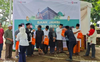 Bank Jambi Kurban 42 Ekor Sapi dan 4 Ekor Kambing pada Hari Raya Idul Adha 1447 Hijriah