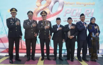 Gubernur Al Haris Hadiri Upacara Peringatan Hari Bhayangkara ke-80, Berikan Apresiasi Pengabdian Polri untuk Bangsa dan Daerah