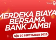 Bank Jambi Hadirkan Promo Kredit Kemerdekaan, Debitur Baru dan Top Up Bisa Dapat Cashback